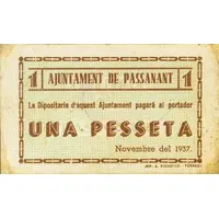 1 Peseta Passanant