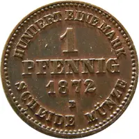 1 Pfennig - Frederick Francis II
