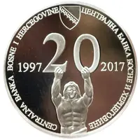 Medal - 20 years of the Central bank of Bosnia and Herzegovina