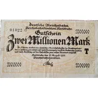 2 000 000 Mark Reichsbahndirektion