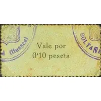 0.10 Pesetas Boltaña