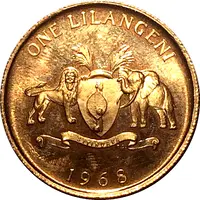 1 Lilangeni - Sobhuza II Independence
