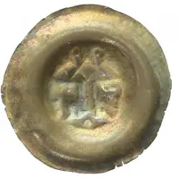 Denier Bracteate - Wencezlaus II medium