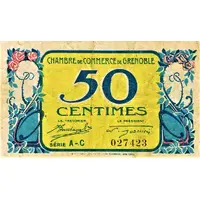 50 Centimes - Chambre de Commerce de Grenoble 38