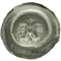 Denier Bracteate - Wencezlaus II medium