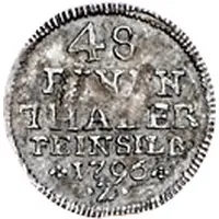 1⁄48 Thaler - Charles Louis and Henry Christian Frederick