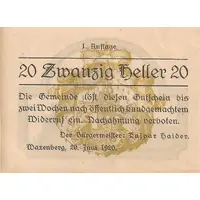 20 Heller Waxenberg