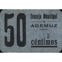 50 Céntimos Ademuz