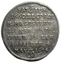 1 Groschen - Louis Anthony of Pfalz-Neuburg Death