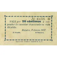 50 Céntimos Rojales