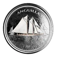 2 Dollars - Elizabeth II Sailing Regatta, Colored