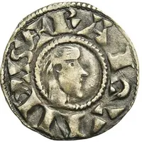 Denier - Raymond de Poitiers Beardless