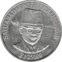 25 000 Rupiah, 100th Birthday of Mohammad Hatta