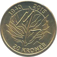 20 Kroner - Margrethe II Queen Margrethe II
