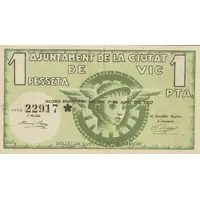 1 Peseta Vic