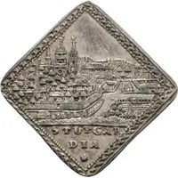 1 Ducat Klippe, Silver pattern strike