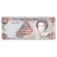 25 Dollars - Elizabeth II B Series, Revised Colouring