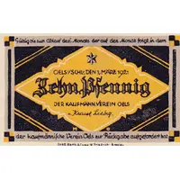 10 Pfennig Kaufmännischer Verein