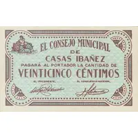25 Céntimos Casas Ibáñez