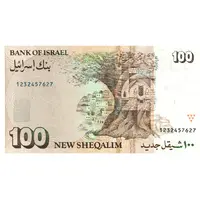 100 New Sheqalim Yitzhak Ben-Zvi