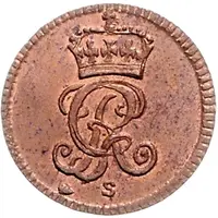 1/2 Dreiling - George II