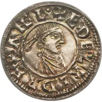Penny - Æthelred II 1st Hand type, bust right