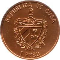 1 Peso 40th. Moncada Anniversary Default Category Coins Americas Cuba