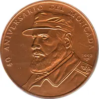 1 Peso 40th. Moncada Anniversary Default Category Coins Americas Cuba