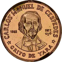 1 Peso Carlos Manuel de Céspedes, Pattern