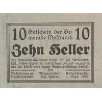 10 Heller Mettmach
