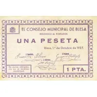 1 Peseta Blesa