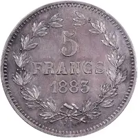 5 Francs - Queen Ranavalona III Essai, silver