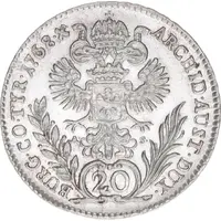 20 Kreuzers - Maria Theresa Hall