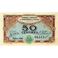 50 centimes - Chambre de Commerce de Besançon et du Doubs [25]