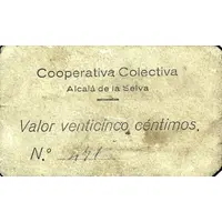 25 Céntimos Alcalá de la Selva