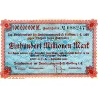 100 000 000 Mark