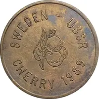 Token - Sweden and USSR Cherry Gaming 1989