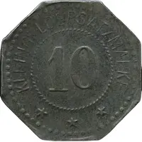 10 Pfennigs - Amberg E.W.A.