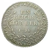 1 Reichsthaler - Friederike Auguste Sophie