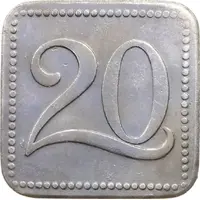 20 Pfennig - Hamburg Hoch Bahn