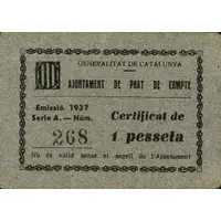 1 Peseta Prat de Comte