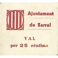25 Céntimos Sarral