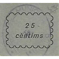 25 Céntimos Sarral