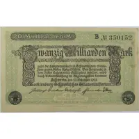 20 000 000 000 Mark Mecklenburg-Schwerinsches Staatsministerium