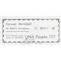 1 Peseta La Zaida
