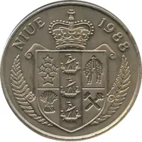 5 Dollars - Elizabeth II J.F. Kennedy 'Ich bin ein Berliner'