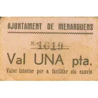 1 Peseta Menàrguens