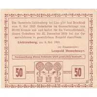 50 Heller Lichtenberg