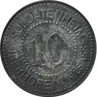 10 Pfennig - Oberhofen Soldatenheim