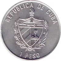 1 Peso Chalicotherium Default Category Coins Americas Cuba